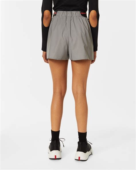 prada reflective shorts|Prada Shorts For Women .